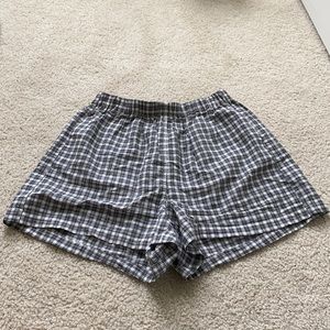 BRANDY MELVILLE PLAID SHORTS